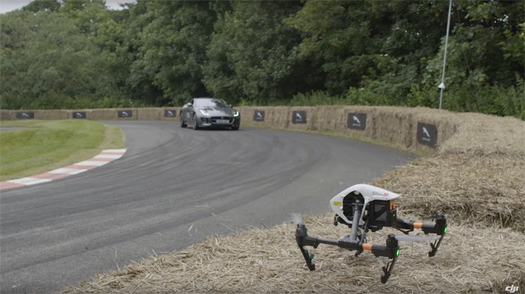 DJI drones filmen op Goodwood Festival of Speed 2016
