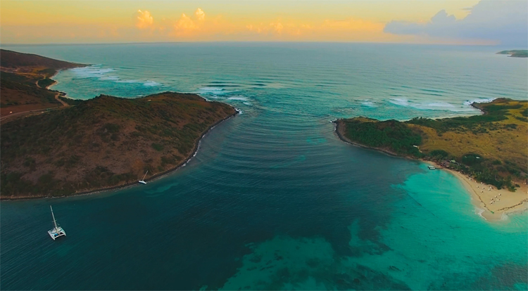 Caribisch eiland Sint Maarten in 4K gefilmd met DJI Phantom 3 Professional