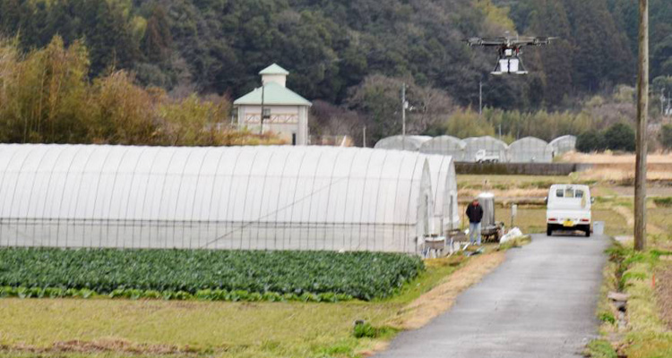 Japan Post Company test postbezorging met drone