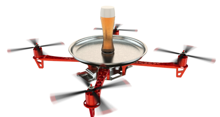 Drones bezorgen bier in Ierland